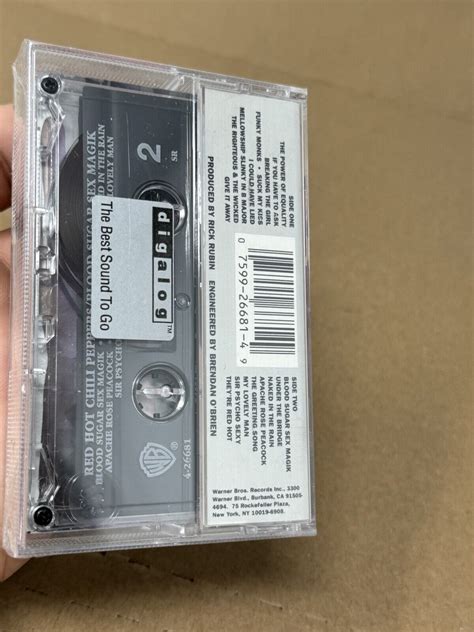 Blood Sugar Sex Magik PA By Red Hot Chili Peppers Cassette Oct 1991 Warner Bros For Sale