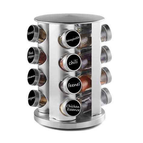 Buy Defway Revolving Spice Racks Organiser Stainless Steel Free