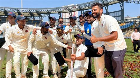 In Photos Ranji Trophy Mumbai Clinches 42nd Title At Wankhede Stadium