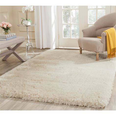 Safavieh Arctic Shag Beige Ft X Ft Area Rug Sg V The Home Depot