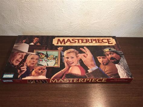 Vintage MASTERPIECE Board Game Art Auction 1996 100% Complete | #2022612614