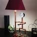 Copper Pipe Table Desk Lamp Man With Pressure Gauge Head Retro Vintage