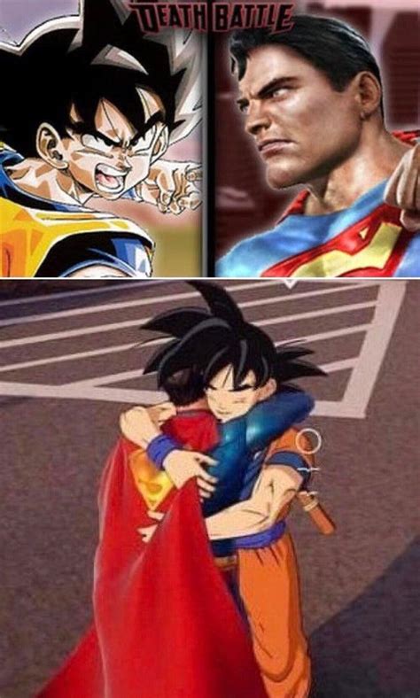 The real ending of Goku VS Superman | Goku vs. Superman | Know Your Meme