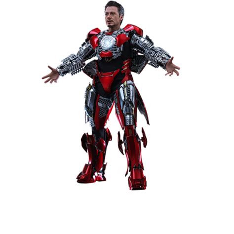 ειδώλιο Hot Toys MMS B Marvel Comics Iron Man Tony Stark Mark Suit Up Version Bonus