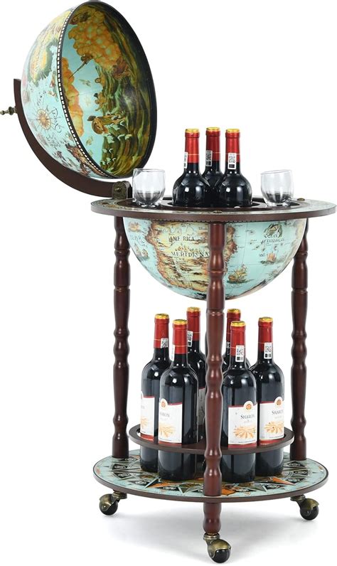 Amazon Goplus 14 Globe Wine Bar Stand 16th Century Italian