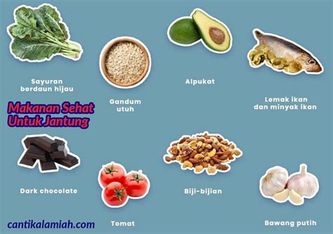 24 Makanan Sehat Untuk Jantung & Pembuluh Darah - Cantikalamiah.com