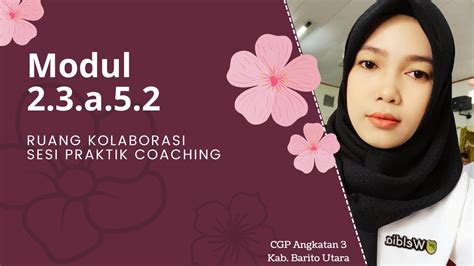 Ruang Kolaborasi Sesi Praktik Coaching Modul A Youtube