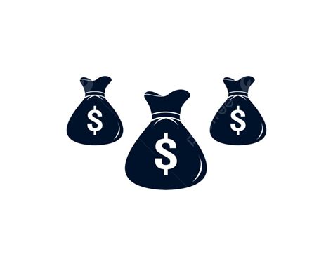 Money Bag Silhouette Png Free Money Bag Icon Illustration Isolated