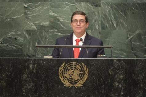 Discurso Del Ministro De Relaciones Exteriores De Cuba Bruno Rodr Guez