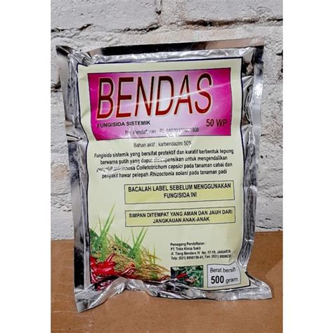 Jual Fungisida Sistemik BENDAS 50 WP 500 Gram 100 Original