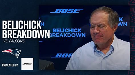 Bill Belichick Breaks Down 'Good Team Defense' vs. the Falcons ...