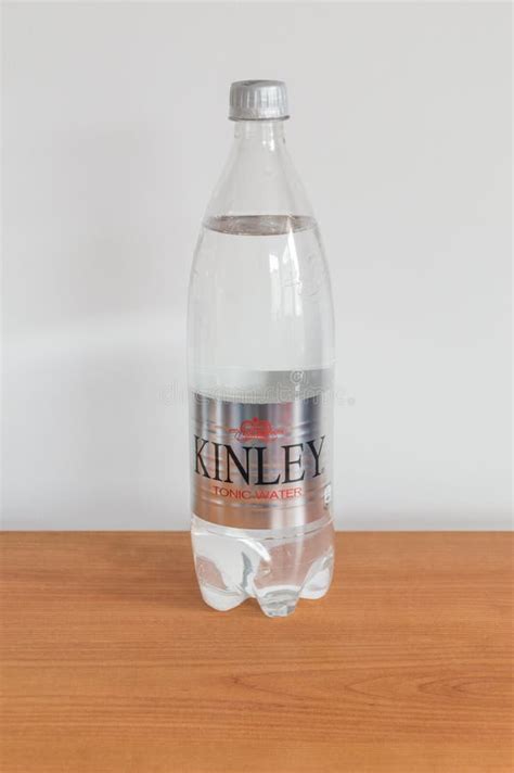 Bottle Of Kinley Tonic Water Kinley Is Soft Drink Produced By Coca