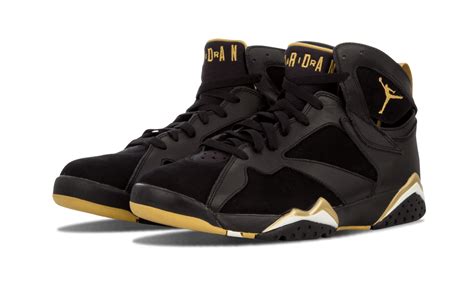 Jordans 7 Black And Gold