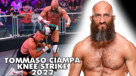 Tommaso Ciampa Knee Strike Compilation 2022 Youtube