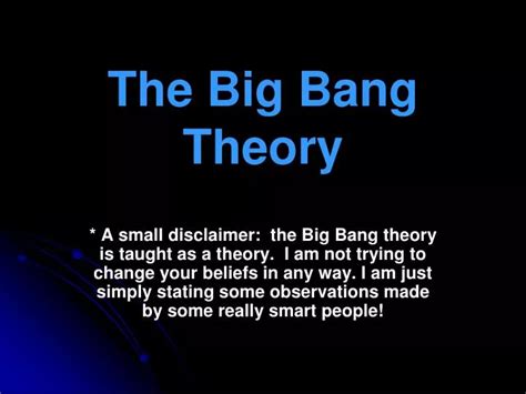 Big Bang Theory Powerpoint