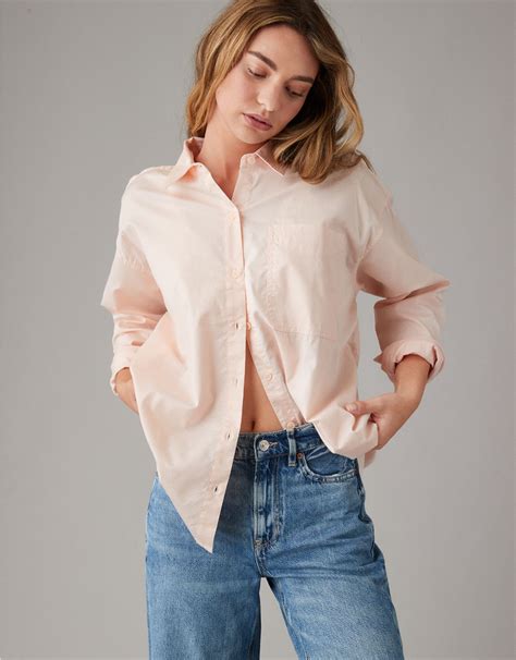 Ae Perfect Button Up Shirt