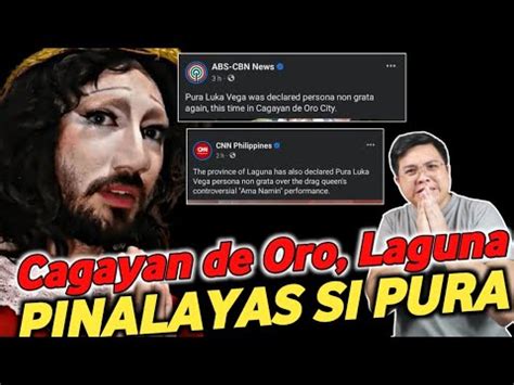 Breaking Pura Tinakwil Na Ng Laguna At Cagayan De Oro Youtube