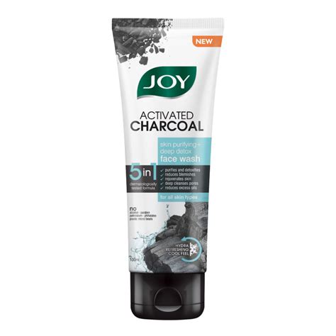 Buy Joy Activated Charcoal Skin Purifying Deep Detox Face Wash Online