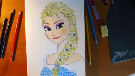 Como Dibujar A Elsa De Frozen