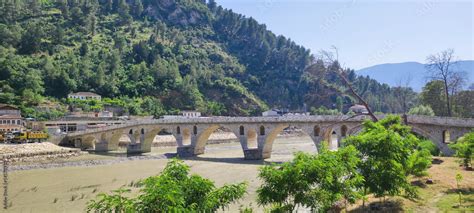 Berat bridge, Albania Stock Photo | Adobe Stock