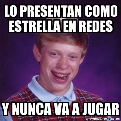 Meme Bad Luck Brian LO PRESENTAN COMO ESTRELLA EN REDES Y NUNCA VA A