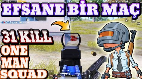 YENİ KİLL REKORUM 31 KİLL PUBG MOBİLE YouTube