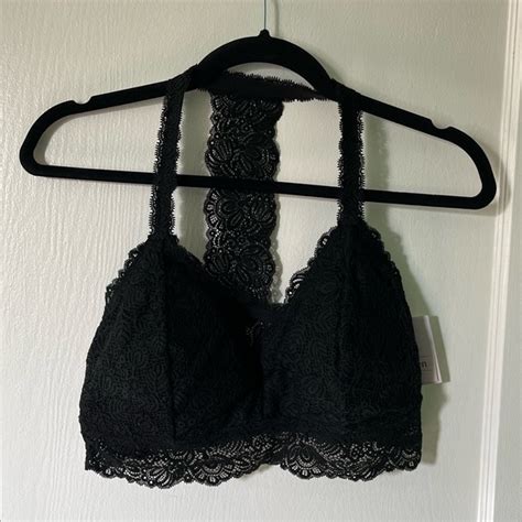 Auden Intimates And Sleepwear Nwt Auden Black Lace Bralette Poshmark