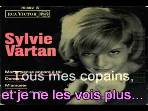 Sylvie Vartan Tous Mes Copains Youtube