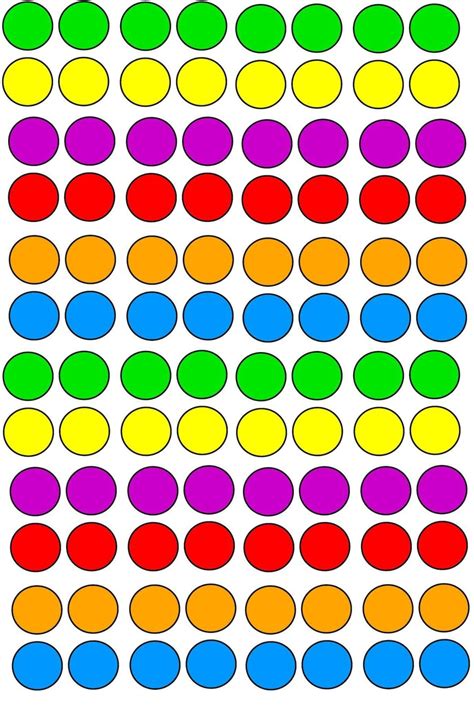 Fichas De Colores 3