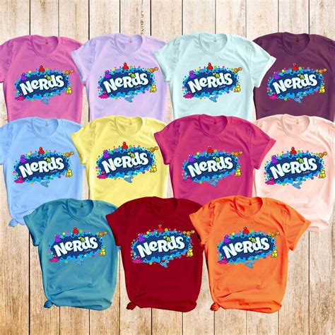 Nerds Candy Group Shirt Etsy