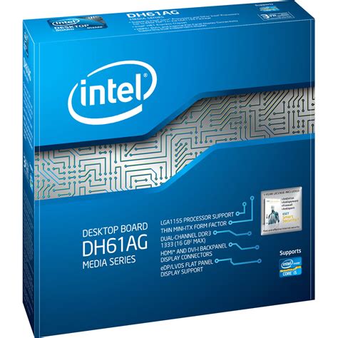 Intel DH61AG Desktop Motherboard Intel H61 Express Chipset Socket H2