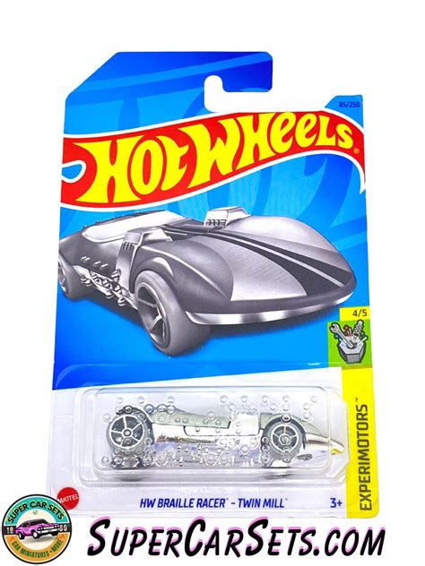 HW Braille Racer Twin Mill Silver Colour Hot Wheels Experimotors 4 5 85 250 Etsy