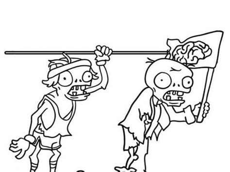 Free & Easy To Print Plants vs Zombies Coloring Pages - Tulamama