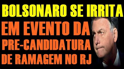 BOLSONARO SE IRRITA EM EVENTO NO RIO HOJE P4 QU30U YouTube