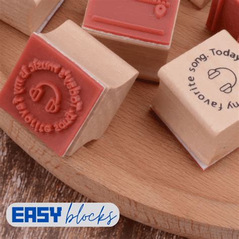 Easy Block Stamp Save The Date Easy Stamp