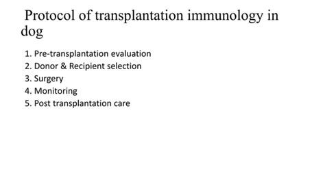 Transplantation Immunology Pptx