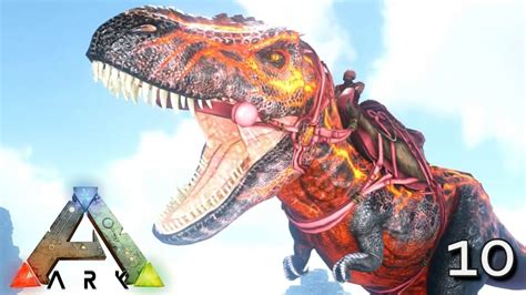 ARK GENESIS TAMING THE NEW X REX USING A FROG FOR KO ARK