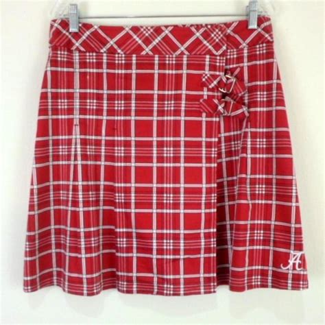 Erin Spiritwear Skirts Alabama Crimson Tide Red Tartan Plaid Kilt