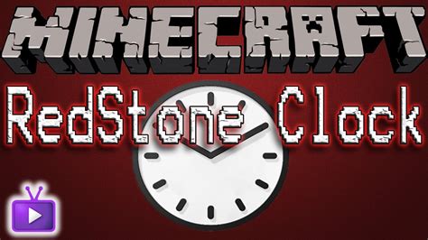 How To Make Minecraft Redstone Clock Youtube