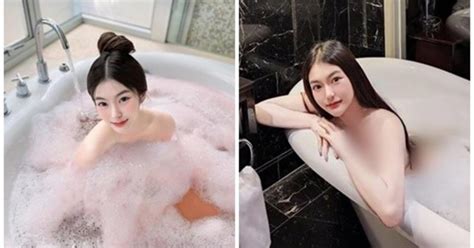 Hot girl khoe dáng nóng bỏng đầy mê hoặc lúc tắm bồn
