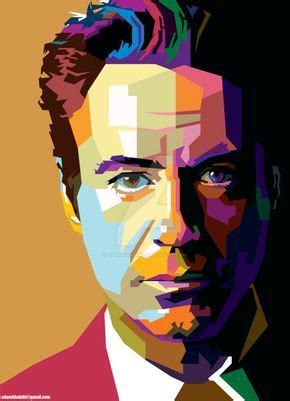 Robert Downey Jr In Wedha S Pop Art Portrait Wpap By Adamkhabibi Pop