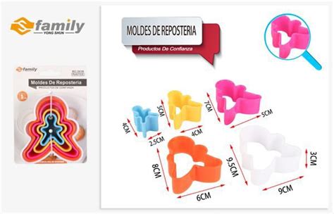 Moldes De Reposteria Pcs Polipropileno Hansel Home