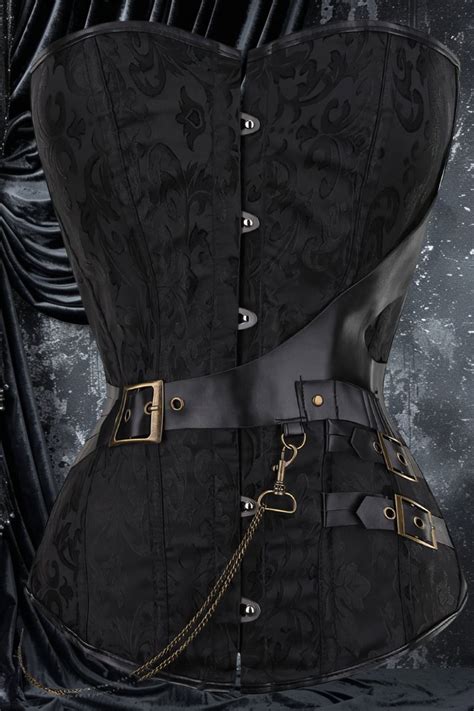 Corset Noir Gothique Ame Gothique