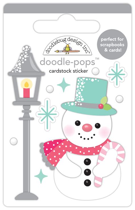 Doodlebug Snow Wonderful Doodle Pops Db