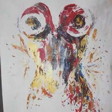 Отпечаток тела на холсте! 50х70 см., акрил. www.nataliart.club - YouTube