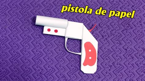 Origami Armas Como Fazer Uma Pistola De Papel YouTube