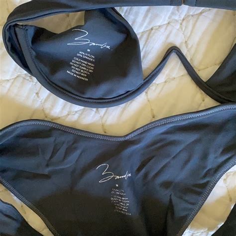 Bamba Swim Swim Bamba Swim Bikini Set Vino Top And Vixen Bottoms In Stone Grey Poshmark
