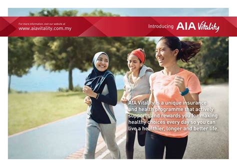 Aia Vitality Program Brochure By Best Takaful In Malaysia Issuu