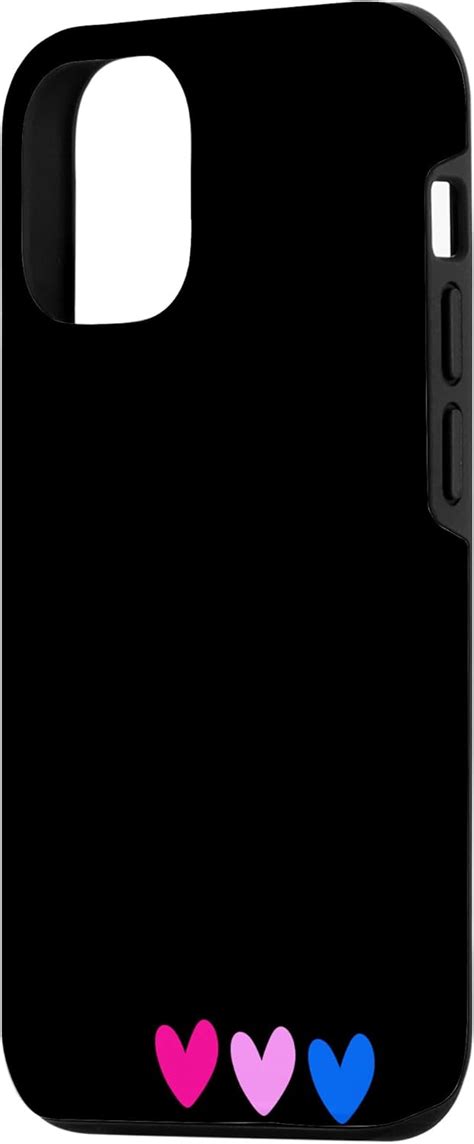 Funda Para IPhone 15 Pro Bisexual Orgullo Bandera Corazones Bi Sexual Bi Sexual Gay LGBTQ Yaxa