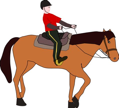 Horse Riding Lesson Clip Art at Clker.com - vector clip art online ...